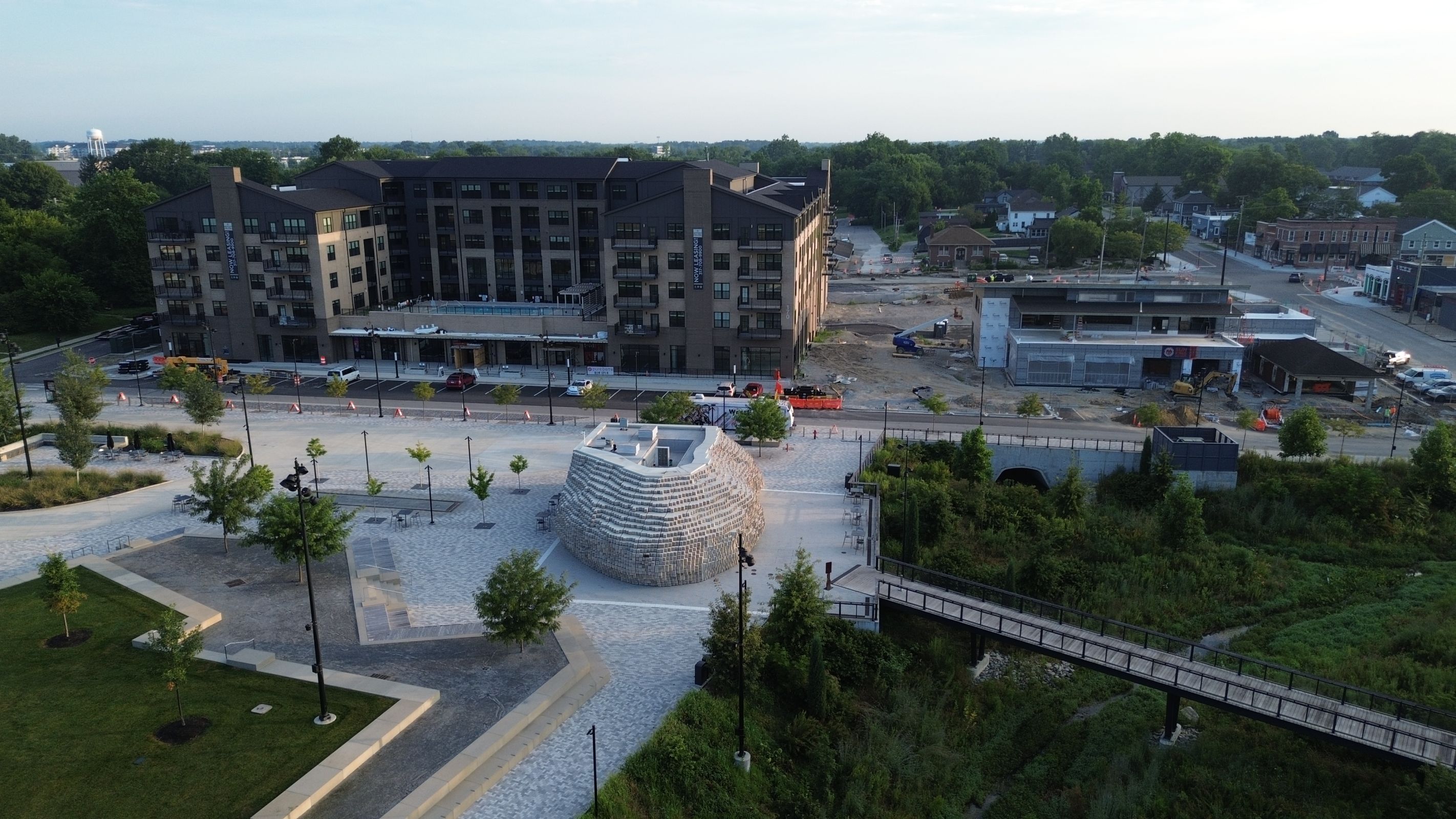 The Union Development facing North of Grand Junction Plaza.