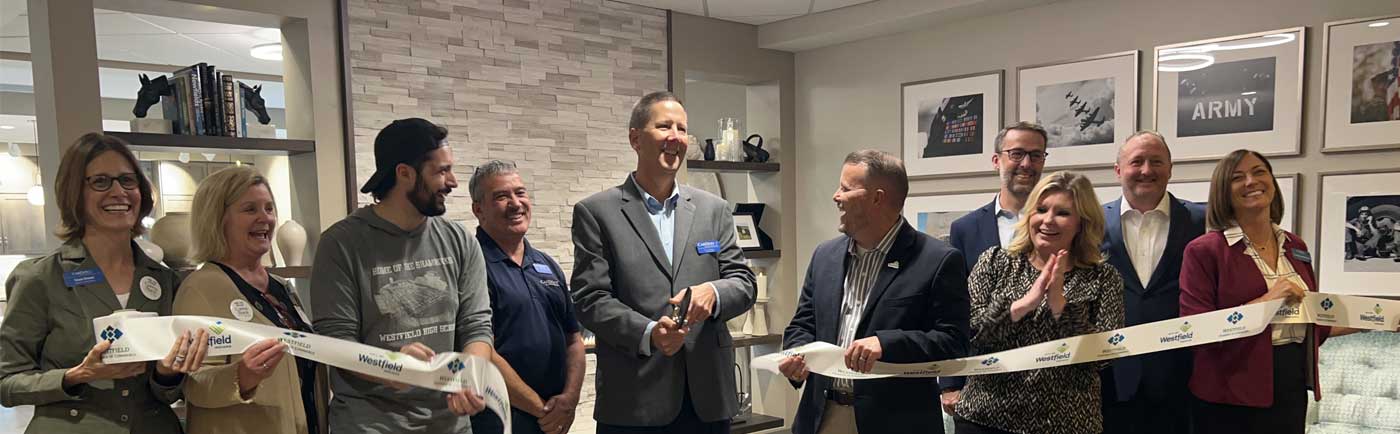 Westfield Economic Development celebrates a ribbon cutting