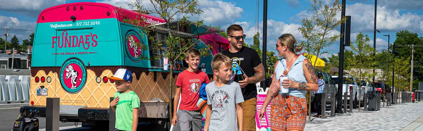 A family enjoying the community of Westfield, IN